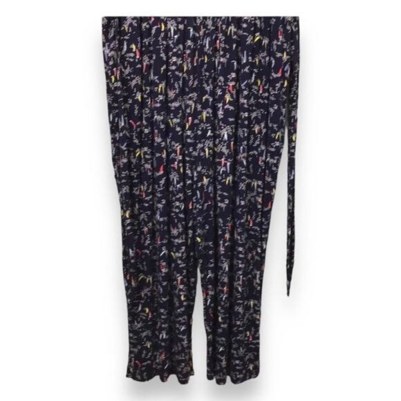 Bobeau Women’s Plus Sleeveless Wrap Front Jumpsuit, Blue Nautica, size 2X - Picture 4 of 9